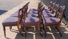 12 Gillow Regency Antique Dining Chairs 19w 21d 34½ 18½ hs _17.JPG
